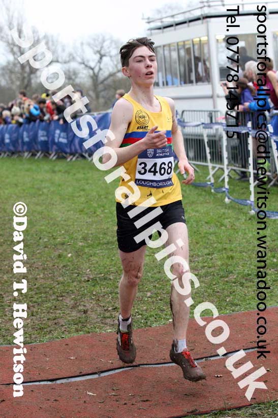 Mens under-17s Inter Counties Cross Country, Prestwold Hall, Loughborough. Photo: David T. Hewitson/Sports for All Pics